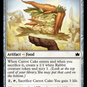 Bloomburrow - 7 - Carrot Cake - Common - W - Foil (Front)