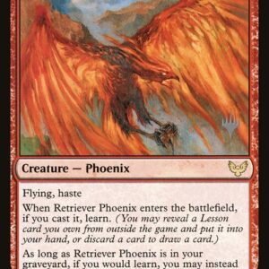 Strixhaven: School of Mages Promos - 113p - Retriever Phoenix - Rare - R - Foil - Promo (Front)