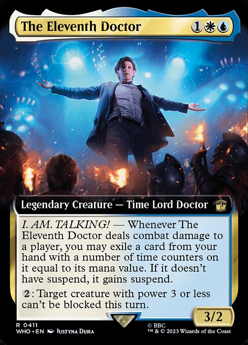 Doctor Who - 411 - The Eleventh Doctor - Rare - WU - Foil (Front)