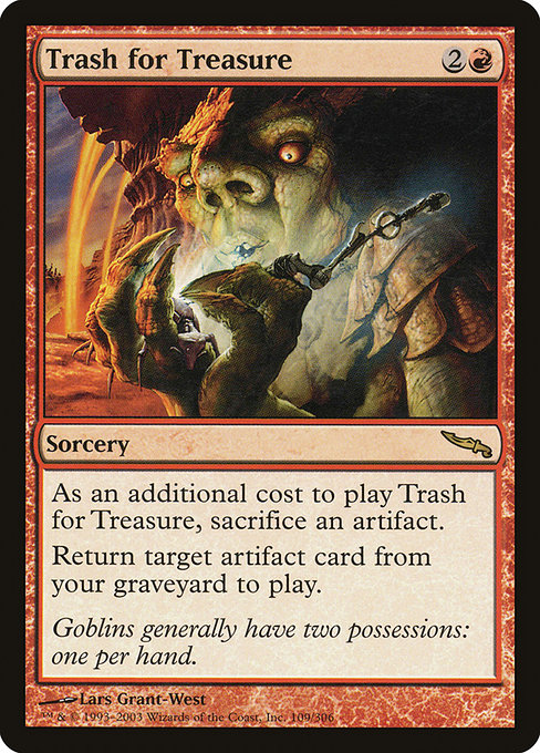 Mirrodin - 109 - Trash for Treasure - Rare - R - Non-foil (Front)