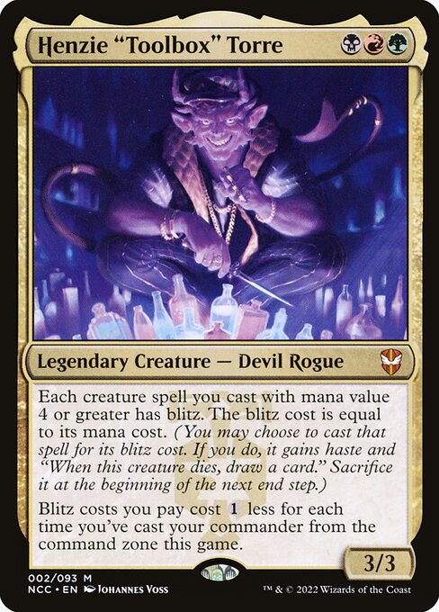 New Capenna Commander - 2 - Henzie "Toolbox" Torre - Mythic - Multi - Non-foil (Front)