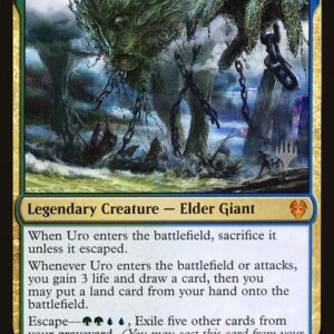 Theros Beyond Death Promos - 229p - Uro, Titan of Nature's Wrath - Mythic - UG - Foil - Promo (Front)