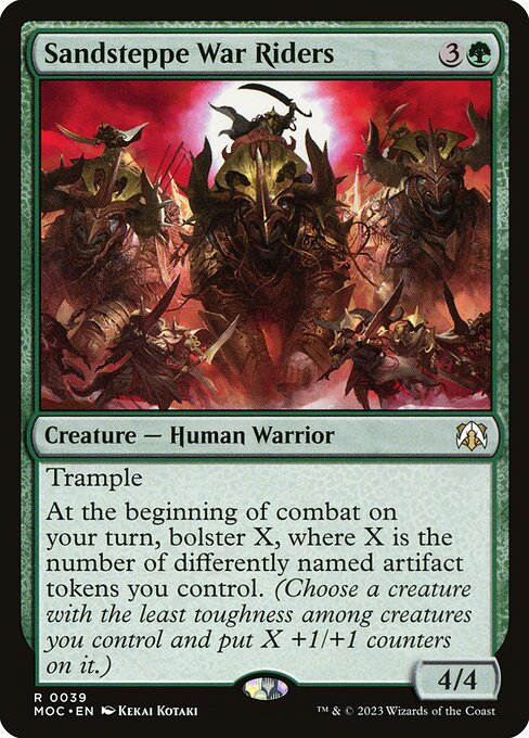 March of the Machine Commander - 39 - Sandsteppe War Riders - Rare - G - Non-foil (Front)