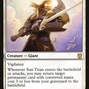 Zendikar Rising Commander - 21 - Sun Titan - Mythic - W - Non-foil (Front)