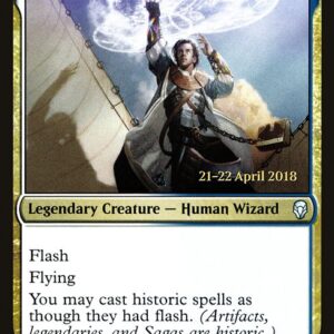 Dominaria Promos - 202s - Raff Capashen, Ship's Mage - Uncommon - WU - Foil - Datestamped Promo (Front)