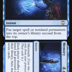 New Capenna Commander - 216 - Commit // Memory - Rare - U - Non-foil (Front)