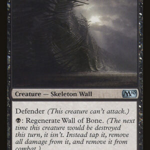 Magic 2010 - 119 - Wall of Bone - Uncommon - B - Non-foil (Front)