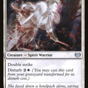Innistrad: Crimson Vow - 40 - Twinblade Geist // Twinblade Invocation - Uncommon - C - Non-foil (Front)