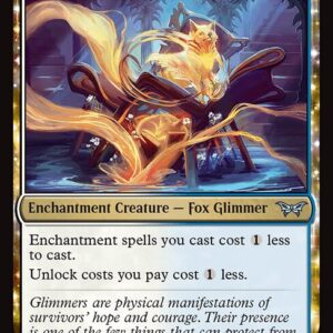 Duskmourn: House of Horror - 217 - Inquisitive Glimmer - Uncommon - WU - Non-foil (Front)
