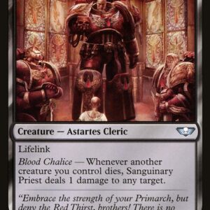 Warhammer 40,000 Commander - 53 - Sanguinary Priest - Uncommon - B - Non-foil (Front)