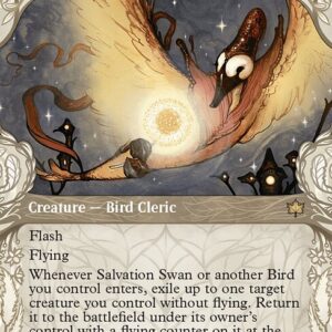 Bloomburrow - 297 - Salvation Swan - Rare - W - Non-foil (Front)