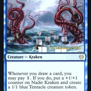 Theros Beyond Death Promos - 55s - Nadir Kraken - Rare - U - Foil - Datestamped Promo (Front)
