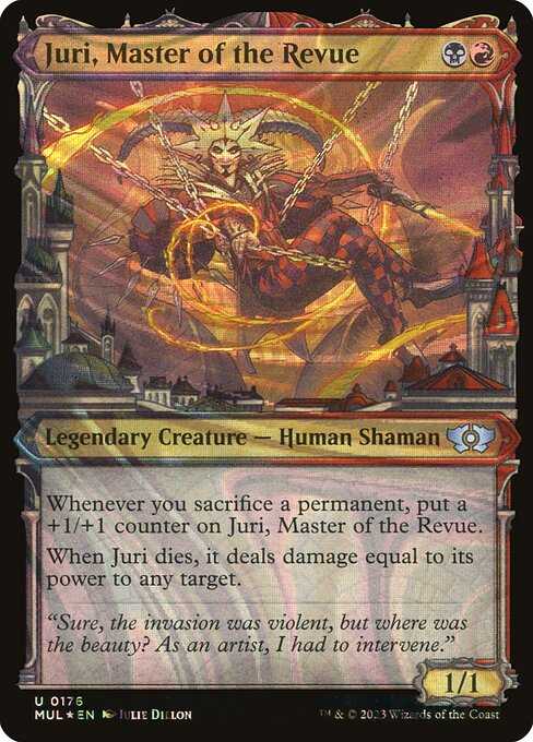 Multiverse Legends - 176 - Juri, Master of the Revue - Uncommon - BR - Foil (Front)