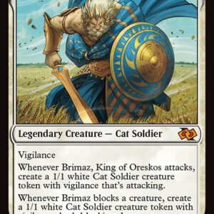 Foundations Jumpstart - 58 - Brimaz, King of Oreskos - Mythic - W - Non-foil (Front)