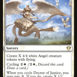 Commander 2020 - 85 - Decree of Justice - Rare - W - Non-foil (Front)