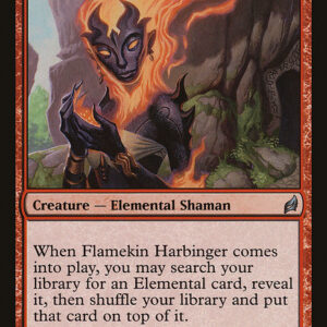 Lorwyn - 167 - Flamekin Harbinger - Uncommon - R - Foil (Front)