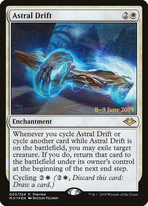 Modern Horizons Promos - 3 - Astral Drift - Rare - W - Foil - Datestamped Promo (Front)
