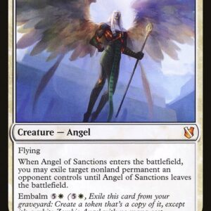 Commander 2019 - 61 - Angel of Sanctions - Mythic - W - Non-foil (Front)