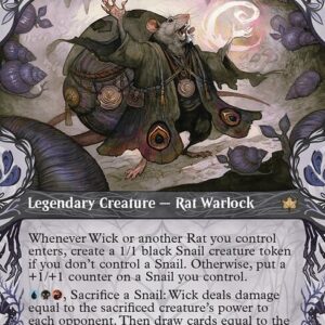 Bloomburrow - 314 - Wick, the Whorled Mind - Rare - B - Non-foil (Front)