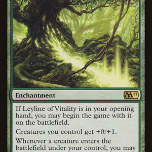 Magic 2011 - 183 - Leyline of Vitality - Rare - G - Foil (Front)