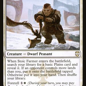 Kaldheim Commander - 5 - Stoic Farmer - Rare - W - Non-foil (Front)