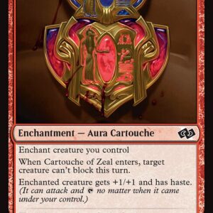Foundations Jumpstart - 529 - Cartouche of Zeal - Common - R - Non-foil (Front)