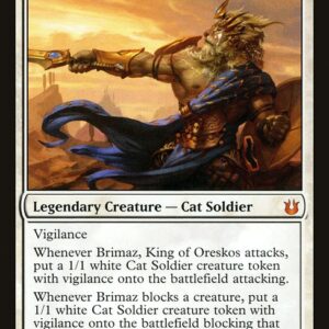 Born of the Gods - 5 - Brimaz, King of Oreskos - Mythic - W - Non-foil (Front)
