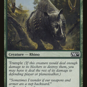 Magic 2010 - 204 - Stampeding Rhino - Common - G - Non-foil (Front)