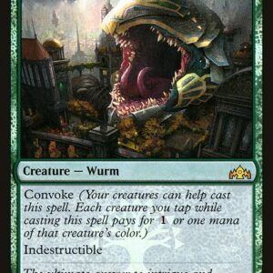 Guilds of Ravnica - 273 - Impervious Greatwurm - Mythic - G - Foil - Promo (Front)