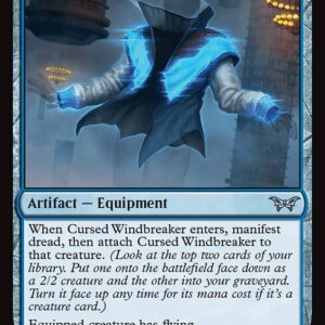 Duskmourn: House of Horror - 47 - Cursed Windbreaker - Uncommon - U - Non-foil (Front)