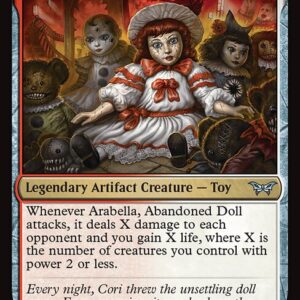 Duskmourn: House of Horror - 208 - Arabella, Abandoned Doll - Uncommon - WR - Non-foil (Front)