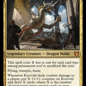 Wilds of Eldraine Commander - 26 - Korvold, Gleeful Glutton - Mythic - Multi - Non-foil (Front)