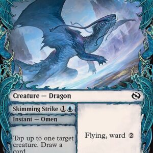 Tarkir: Dragonstorm - 294 - Dirgur Island Dragon // Skimming Strike - Common - U - Foil (Front)