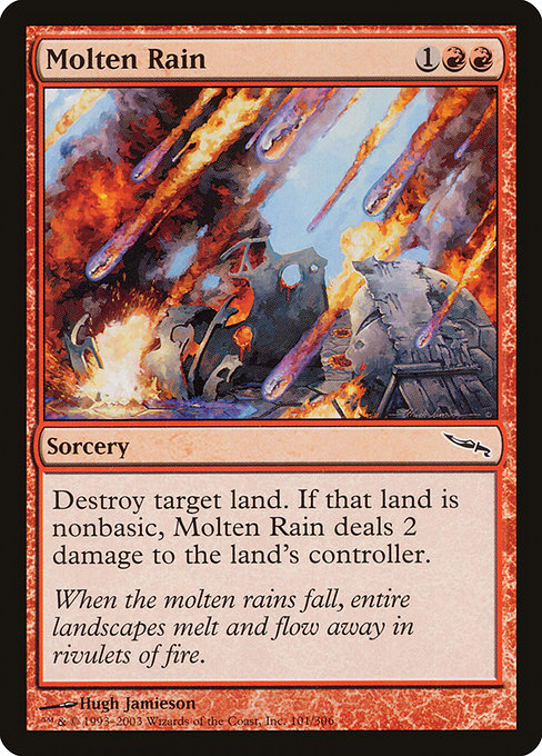 Mirrodin - 101 - Molten Rain - Common - R - Non-foil (Front)