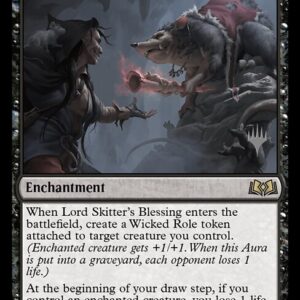 Wilds of Eldraine Promos - 98p - Lord Skitter's Blessing - Rare - B - Non-foil - Promo (Front)