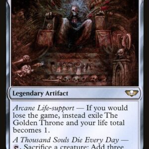 Warhammer 40,000 Commander - 157 - The Golden Throne - Rare - C - Non-foil (Front)