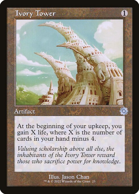 The Brothers' War Retro Artifacts - 23 - Ivory Tower - Uncommon - C - Non-foil (Front)