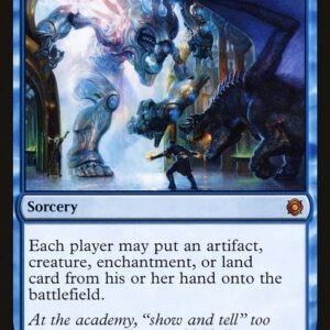 Conspiracy: Take the Crown - 121 - Show and Tell - Mythic - U - Non-foil (Front)