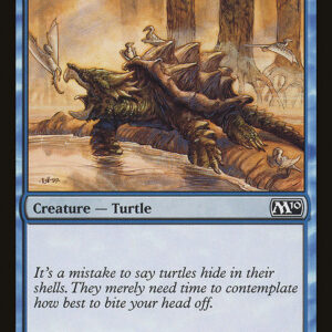 Magic 2010 - 55 - Horned Turtle - Common - U - Non-foil (Front)