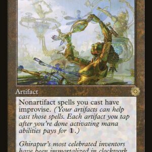 The Brothers' War Retro Artifacts - 22 - Inspiring Statuary - Rare - C - Foil (Front)