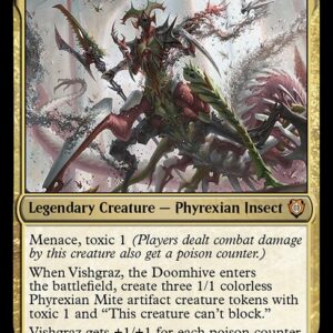Phyrexia: All Will Be One Commander - 4 - Vishgraz, the Doomhive - Mythic - Multi - Non-foil (Front)