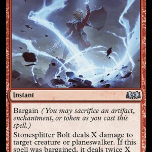 Wilds of Eldraine - 151 - Stonesplitter Bolt - Uncommon - R - Non-foil (Front)