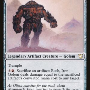 Commander 2018 - 198 - Bosh, Iron Golem - Rare - C - Non-foil (Front)