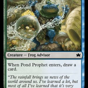 Bloomburrow - 229 - Pond Prophet - Common - UG - Foil (Front)