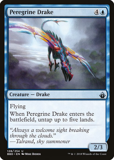 Battlebond - 128 - Peregrine Drake - Uncommon - U - Non-foil (Front)