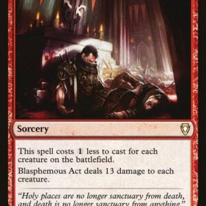 Commander Anthology Volume II - 85 - Blasphemous Act - Rare - R - Non-foil (Front)