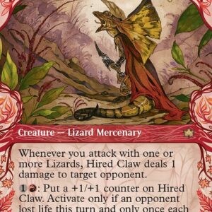 Bloomburrow - 317 - Hired Claw - Rare - R - Non-foil (Front)