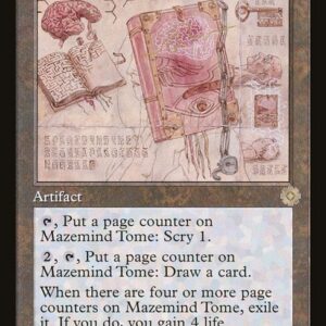 The Brothers' War Retro Artifacts - 93 - Mazemind Tome - Rare - C - Non-foil (Front)