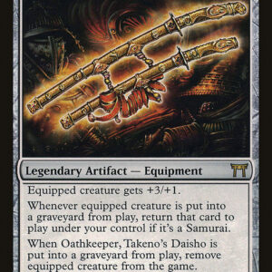 Champions of Kamigawa - 265 - Oathkeeper, Takeno's Daisho - Rare - C - Non-foil