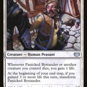 Innistrad: Crimson Vow - 28 - Panicked Bystander // Cackling Culprit - Uncommon - C - Foil